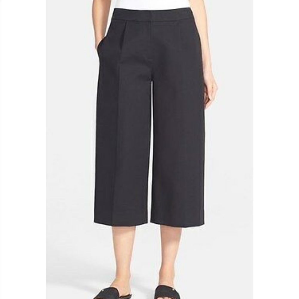 Kate Spade black culotte pants